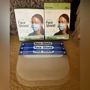 BUNDLE - BRAND NEW ANTI-FOG FACE SHIELDS/MASKS (FRAMES & OVER THE HEAD) (21)